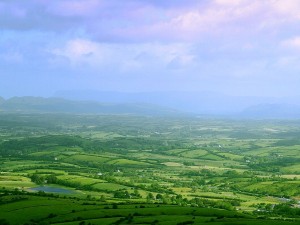 Un mapa nos ayuda a situarnos por la isla de Irlanda